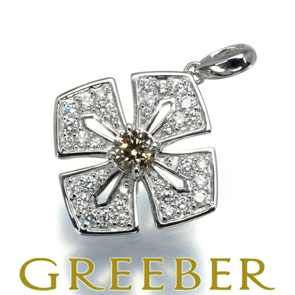 カシケイ ペンダントトップ ダイヤ ダイヤモンド 0.30ct/0.45ct クロス K18WG
