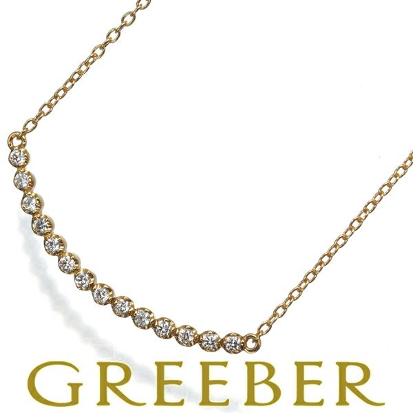 アーカー ネックレス ダイヤ ダイヤモンド 0.10ct ビリーブユー K18YG 