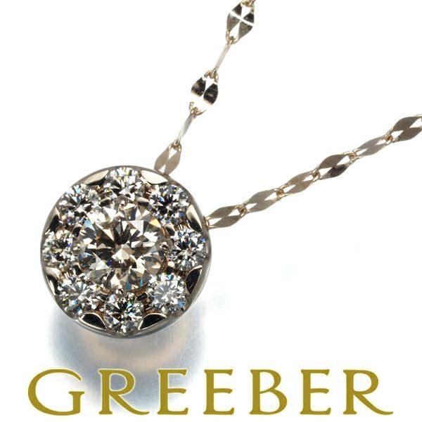カシケイ ネックレス ダイヤ ダイヤモンド 0.50ct/0.45ct エステール ロング K18BG