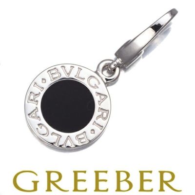 ブルガリ ペンダントトップ オニキス ブルガリブルガリ BB チャーム