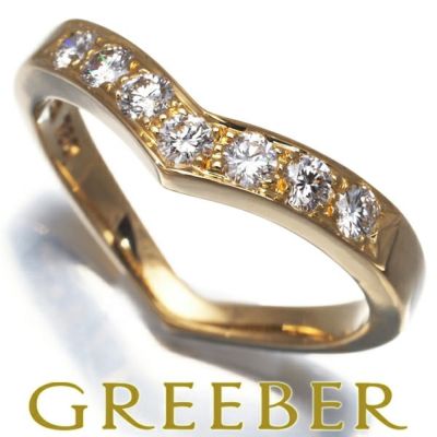 ティファニー リング ダイヤ ダイヤモンド Vバンド 13.5号 K18YG