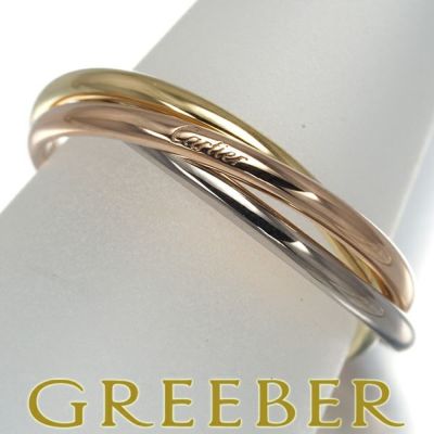 カルティエ トリニティリング スリーカラー XS 48号 K18YG/WG/PG