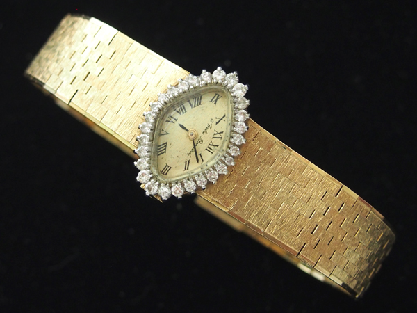 K14　ダイヤモンド　腕時計